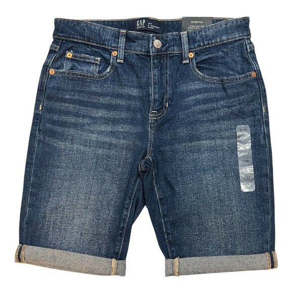 GAP Pants - NWT GAP Women's Denim Bermuda Shorts 4/27 Medium Wash #679887